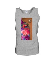Flamingo magical bird lover Unisex Tank tile