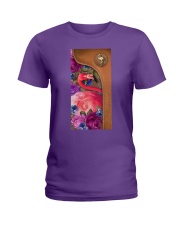 Flamingo magical bird lover Ladies T-Shirt tile