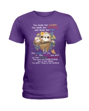 Sloth the best thing sloth lover Ladies T-Shirt tile