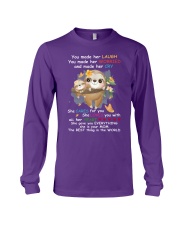 Sloth the best thing sloth lover Long Sleeve Tee tile