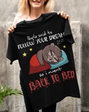 Owl Follow your dream Gift for U Classic T-Shirt apparel-classic-tshirt-lifestyle-front-117