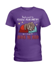 Owl Follow your dream Gift for U Ladies T-Shirt tile