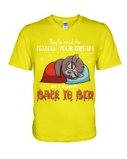 Owl Follow your dream Gift for U V-Neck T-Shirt tile