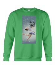 Ice skating Focus on the good Gift for you Crewneck Sweatshirt tile
