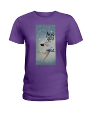 Ice skating Focus on the good Gift for you Ladies T-Shirt tile