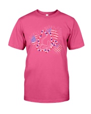 Butterfly flag fireworks Premium Fit Mens Tee tile