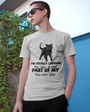 Black cat i am totally cat lovers Classic T-Shirt apparel-classic-tshirt-lifestyle-17