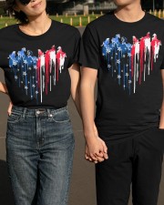 Horse freedom colors horse lovers Classic T-Shirt apparel-classic-tshirt-lifestyle-front-146