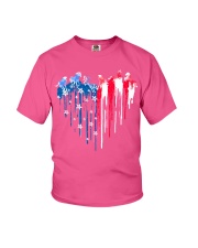 Horse freedom colors horse lovers Youth T-Shirt tile