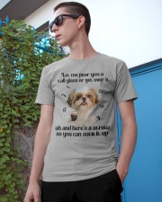 Shih Tzu Let me pour you Gift for you Classic T-Shirt apparel-classic-tshirt-lifestyle-17