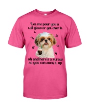 Shih Tzu Let me pour you Gift for you Classic T-Shirt tile