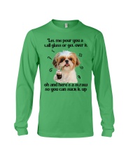 Shih Tzu Let me pour you Gift for you Long Sleeve Tee tile