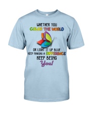 Butterfly keep making difference butterfly lovers Classic T-Shirt front