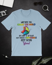 Butterfly keep making difference butterfly lovers Classic T-Shirt lifestyle-mens-crewneck-front-16