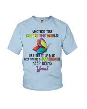 Butterfly keep making difference butterfly lovers Youth T-Shirt tile
