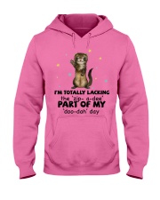 Ferret i am totally ferret lover Hooded Sweatshirt tile