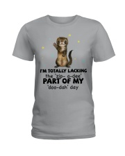 Ferret i am totally ferret lover Ladies T-Shirt tile
