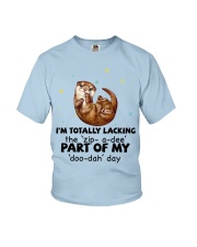 Otter i am totally otter lovers Youth T-Shirt tile