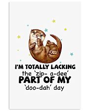 Otter i am totally otter lovers Vertical Poster tile