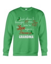 Grandma love again gift for family personalized Crewneck Sweatshirt tile