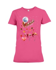 Flamingo hoho gift for flamingo lovers Premium Fit Ladies Tee tile