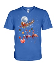 Flamingo hoho gift for flamingo lovers V-Neck T-Shirt tile