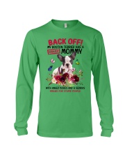 Boston Terrier has a crazy mommy Gift for you Long Sleeve Tee tile