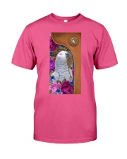 African gray magical gift for bird lover Premium Fit Mens Tee tile