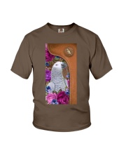 African gray magical gift for bird lover Youth T-Shirt tile