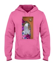 African gray magical gift for bird lover Hooded Sweatshirt tile