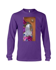 African gray magical gift for bird lover Long Sleeve Tee tile