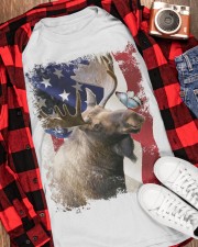 Moose butterfly on nose moose lovers Classic T-Shirt apparel-classic-tshirt-lifestyle-front-163