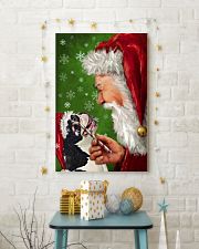 Boston Happiness Santa Claus Gift For Christmas 24x36 Poster lifestyle-holiday-poster-3