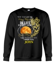Butterfly you taught insect bug lover personalized Crewneck Sweatshirt front