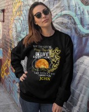 Butterfly you taught insect bug lover personalized Crewneck Sweatshirt lifestyle-unisex-sweatshirt-front-3