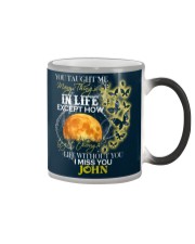 Butterfly you taught insect bug lover personalized Color Changing Mug tile