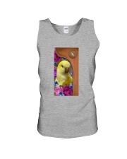 Lutino Quaker Parrot magical gift for bird lover Unisex Tank tile