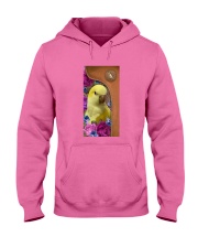Lutino Quaker Parrot magical gift for bird lover Hooded Sweatshirt tile