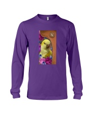 Lutino Quaker Parrot magical gift for bird lover Long Sleeve Tee tile