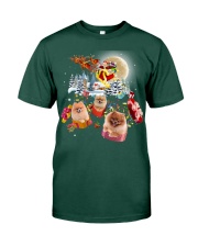Pomeranian gifts from Santa gift for dog lovers Premium Fit Mens Tee tile