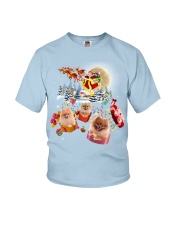 Pomeranian gifts from Santa gift for dog lovers Youth T-Shirt tile