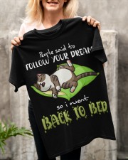 Cat Follow your dream Gift for U Classic T-Shirt apparel-classic-tshirt-lifestyle-front-117