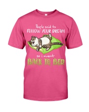 Cat Follow your dream Gift for U Premium Fit Mens Tee tile