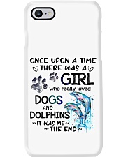 Dolphin dog it was me the end dolphin lover Phone Case tile