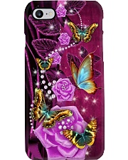 Butterfly Pink diamond rose Gift for you Phone Case i-phone-8-case