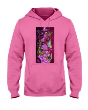 Butterfly Pink diamond rose Gift for you Hooded Sweatshirt tile
