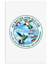 Hummingbirds no matter 251 Vertical Poster tile