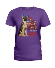 German Shepherd Proud to be an soldier Gift for u Ladies T-Shirt tile
