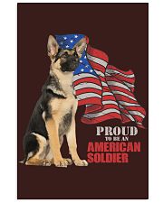 German Shepherd Proud to be an soldier Gift for u Vertical Poster tile