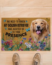 Golden Retriever No Need To Knock gift for you Doormat 34" x 23" aos-doormat-34-x-23-lifestyle-front-02